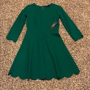 Lulus Green Skater Dress